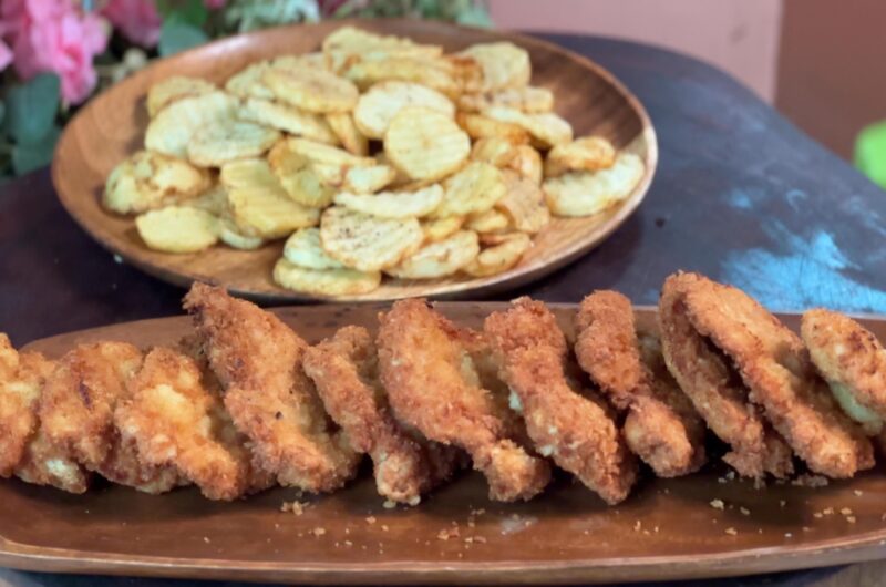 Pork Tonkatsu with Fried Potatoes