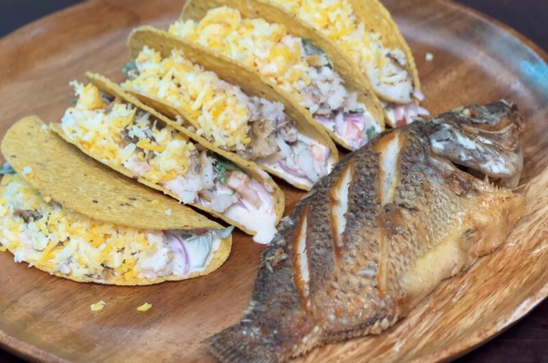 Fish Tacos with Spinach